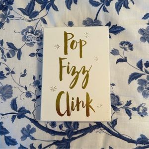 Pop fizz clink wall art